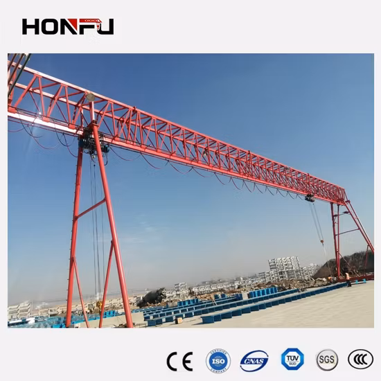 Machine Motorized Rail Mounted Single Girder Gantry Crane Singapore Price