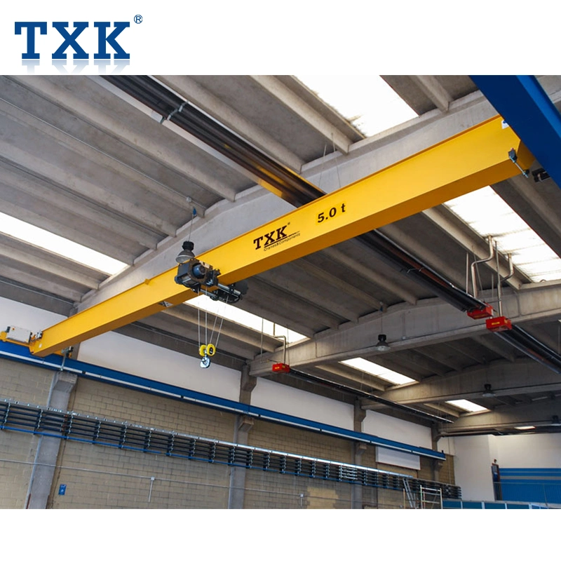 10 -50ton Warehouse Specialized Single Girder Overhead Crane with Electric Chain Hoist