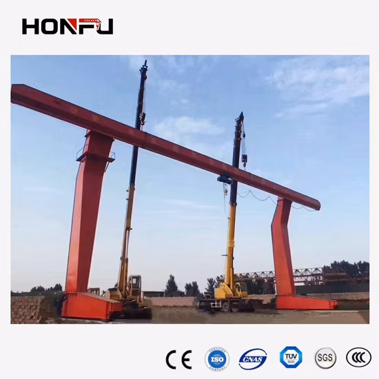 Machine Motorized Rail Mounted Single Girder Gantry Crane Singapore Price