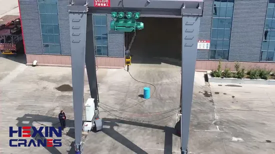 고무 타이어 갠트리 크레인 10톤 갠트리 크레인 가격 Rtg